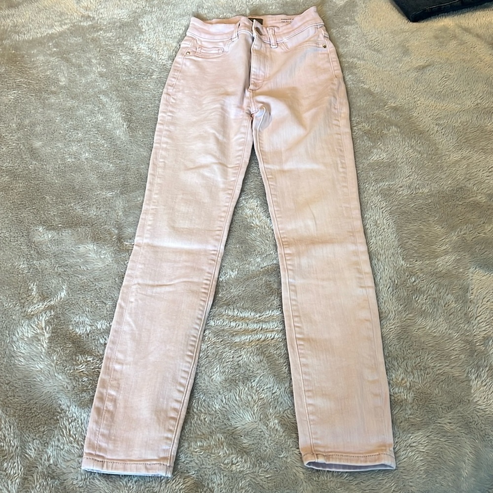 DL 1961 Farrow Intasculpt Lux  Lavender Denim High Rise Ankle Pant, Size 26